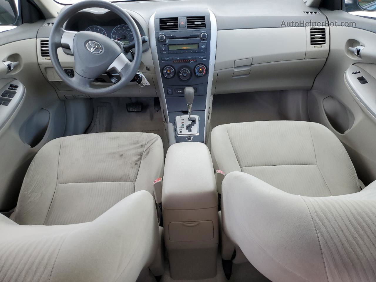 2010 Toyota Corolla Base Зеленый vin: 1NXBU4EE7AZ186523