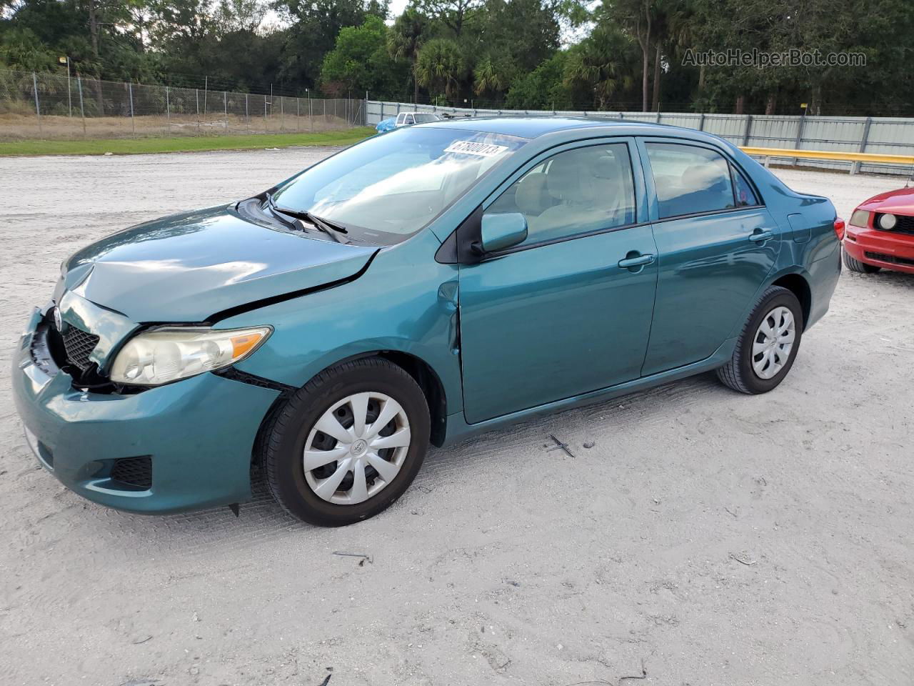 2010 Toyota Corolla Base Green vin: 1NXBU4EE7AZ186523