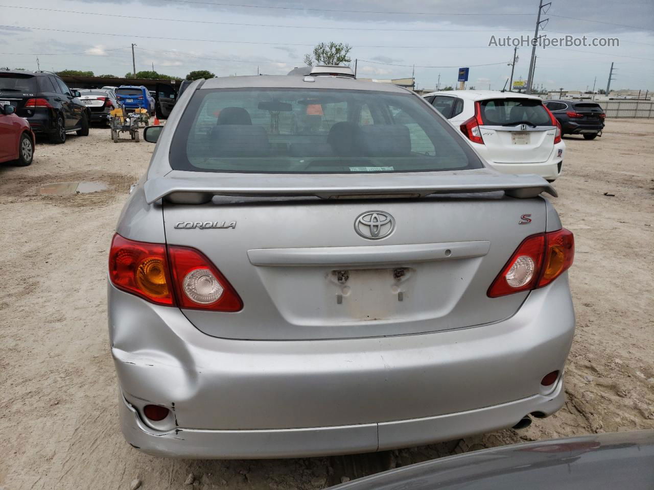 2010 Toyota Corolla Base Silver vin: 1NXBU4EE7AZ196825