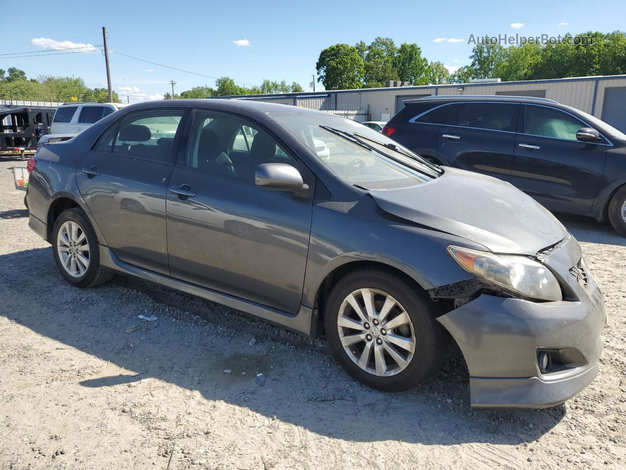 2010 Toyota Corolla Base Gray vin: 1NXBU4EE7AZ207662