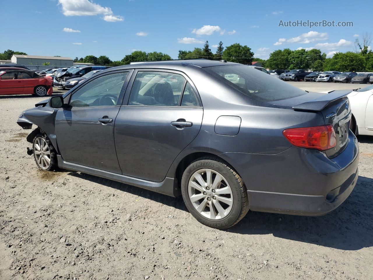 2010 Toyota Corolla Base Gray vin: 1NXBU4EE7AZ207662