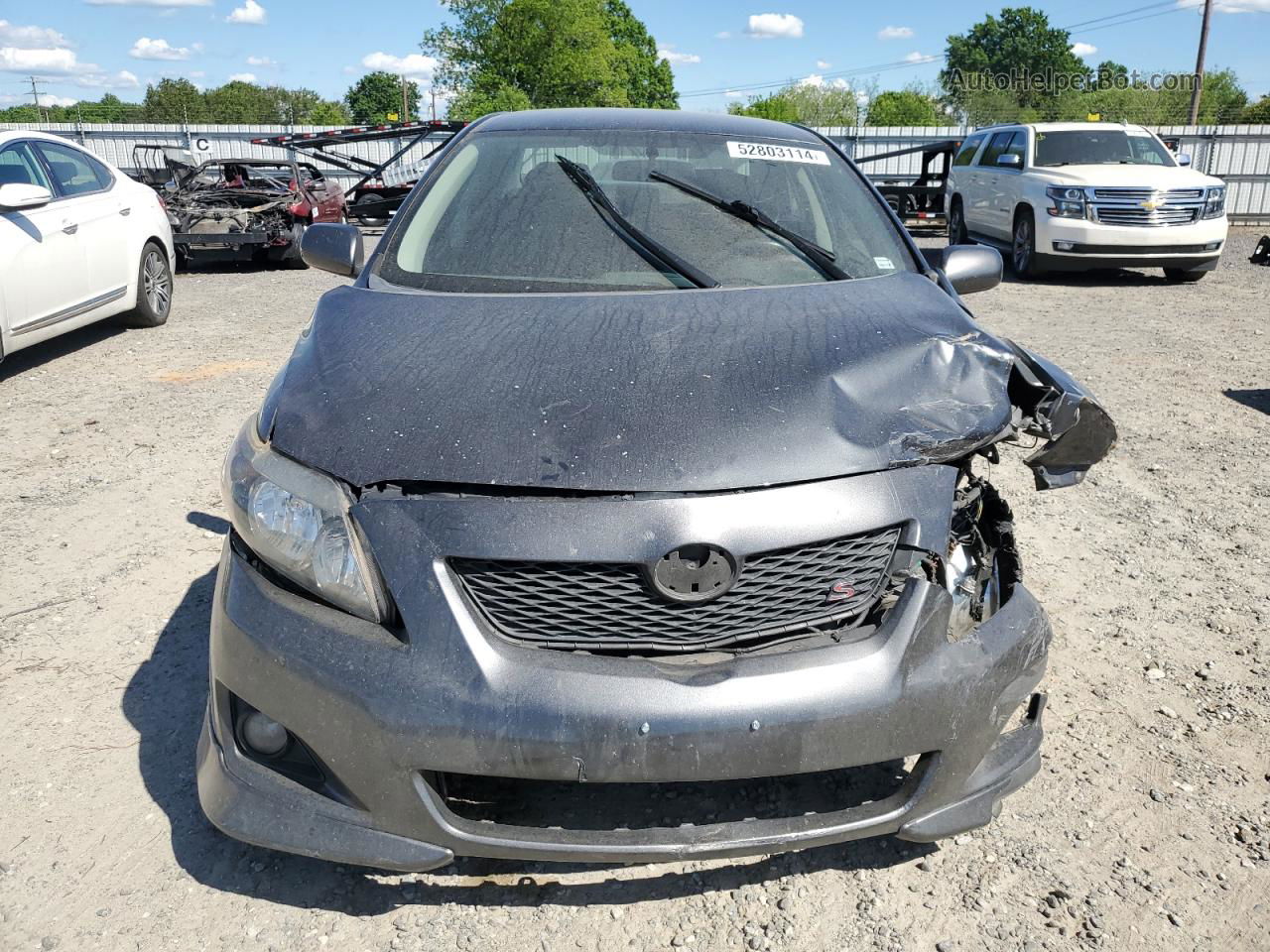 2010 Toyota Corolla Base Gray vin: 1NXBU4EE7AZ207662