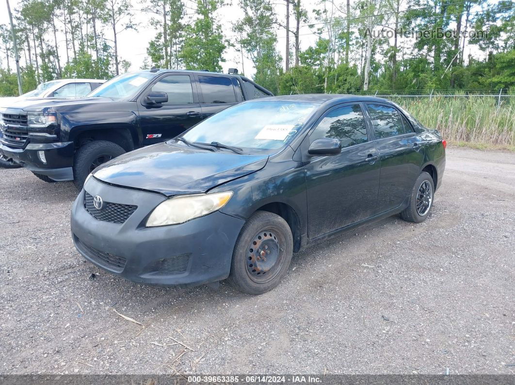 2010 Toyota Corolla Le Черный vin: 1NXBU4EE7AZ240001