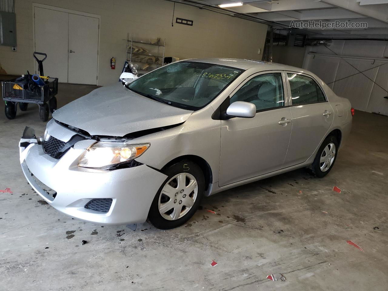 2010 Toyota Corolla Base Silver vin: 1NXBU4EE7AZ269031