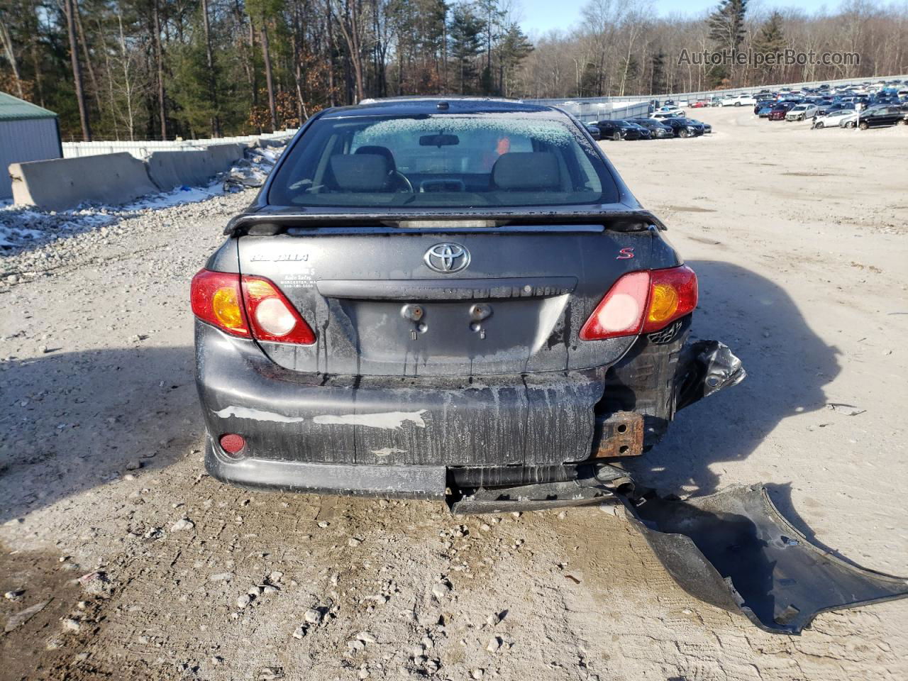 2010 Toyota Corolla Base Серый vin: 1NXBU4EE7AZ375396