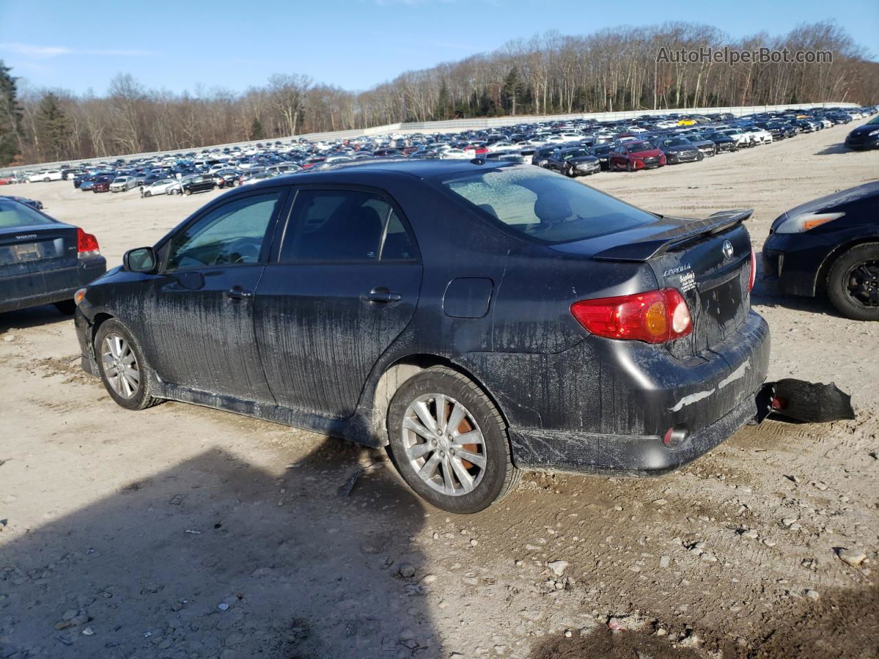 2010 Toyota Corolla Base Серый vin: 1NXBU4EE7AZ375396