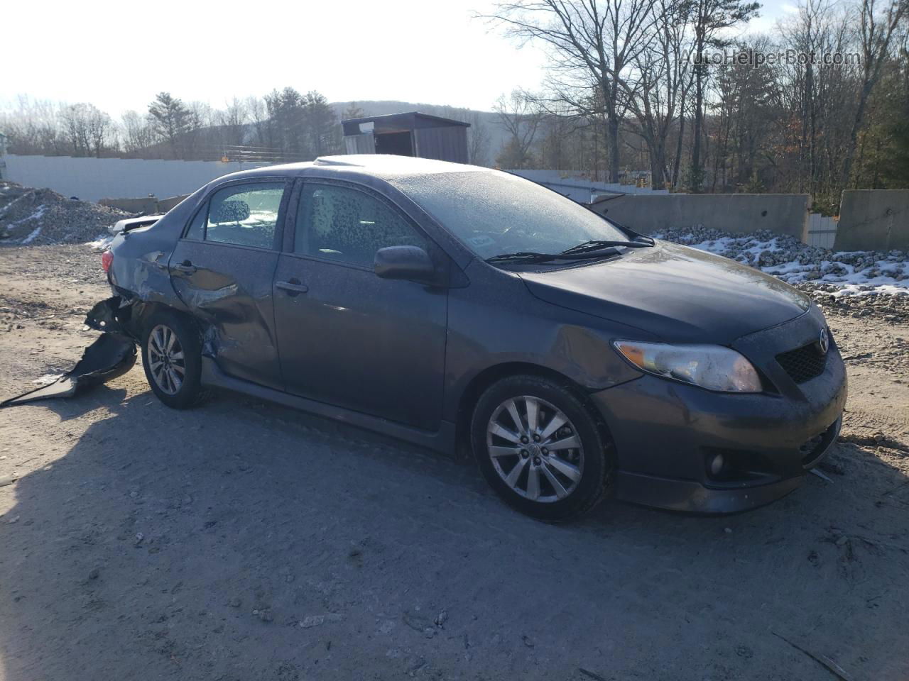 2010 Toyota Corolla Base Gray vin: 1NXBU4EE7AZ375396