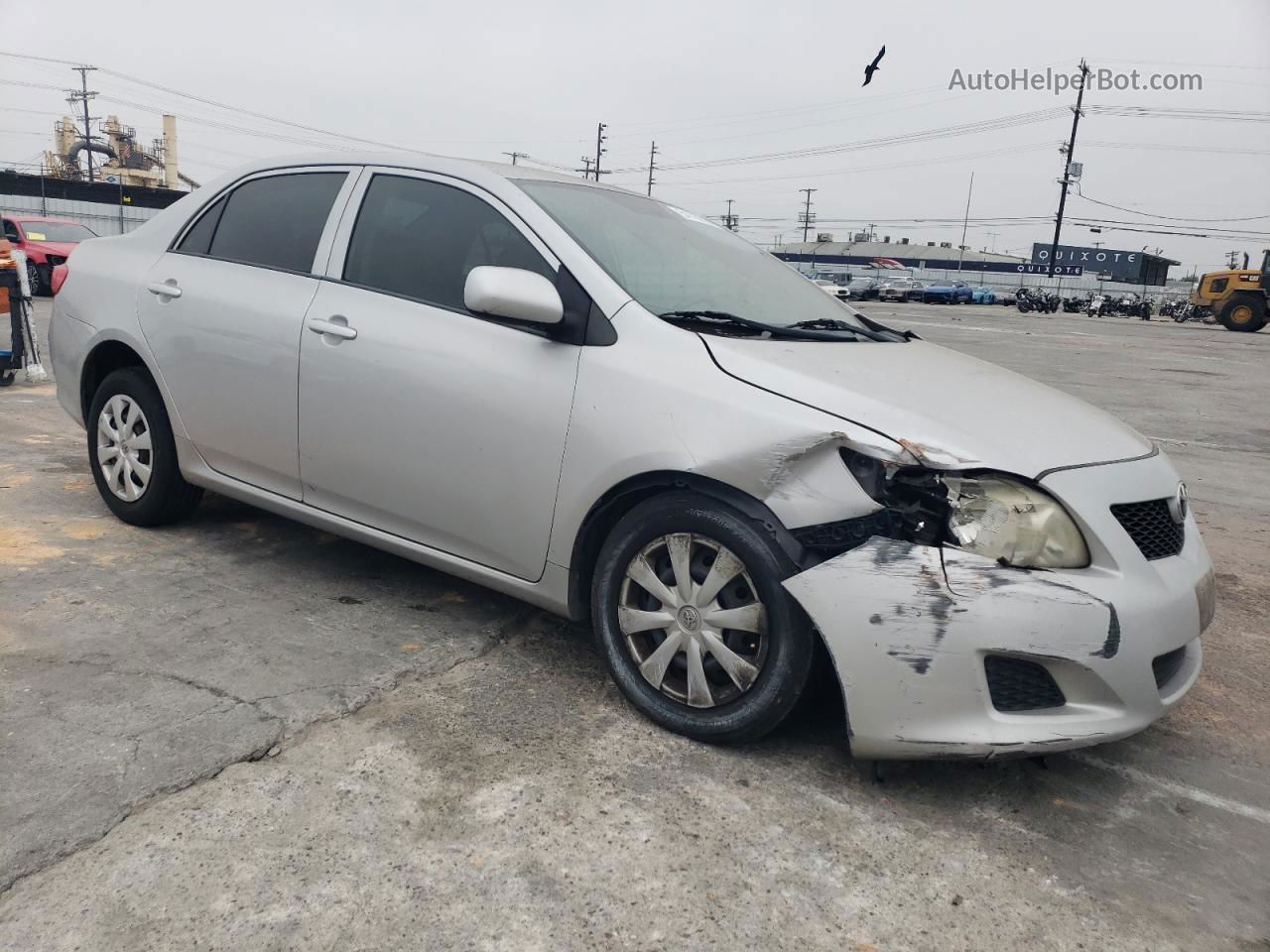 2010 Toyota Corolla Base Silver vin: 1NXBU4EE8AZ178009