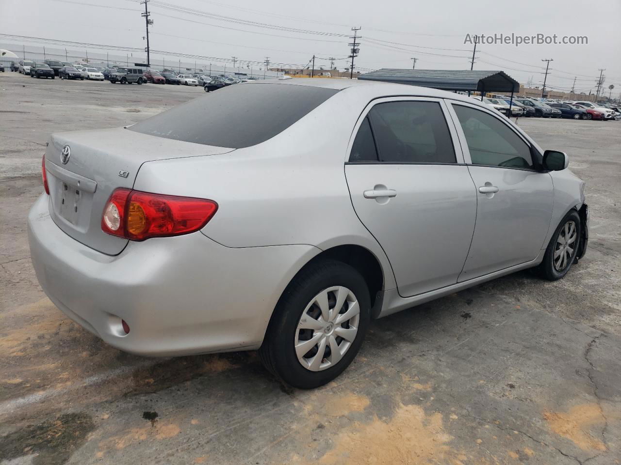 2010 Toyota Corolla Base Silver vin: 1NXBU4EE8AZ178009