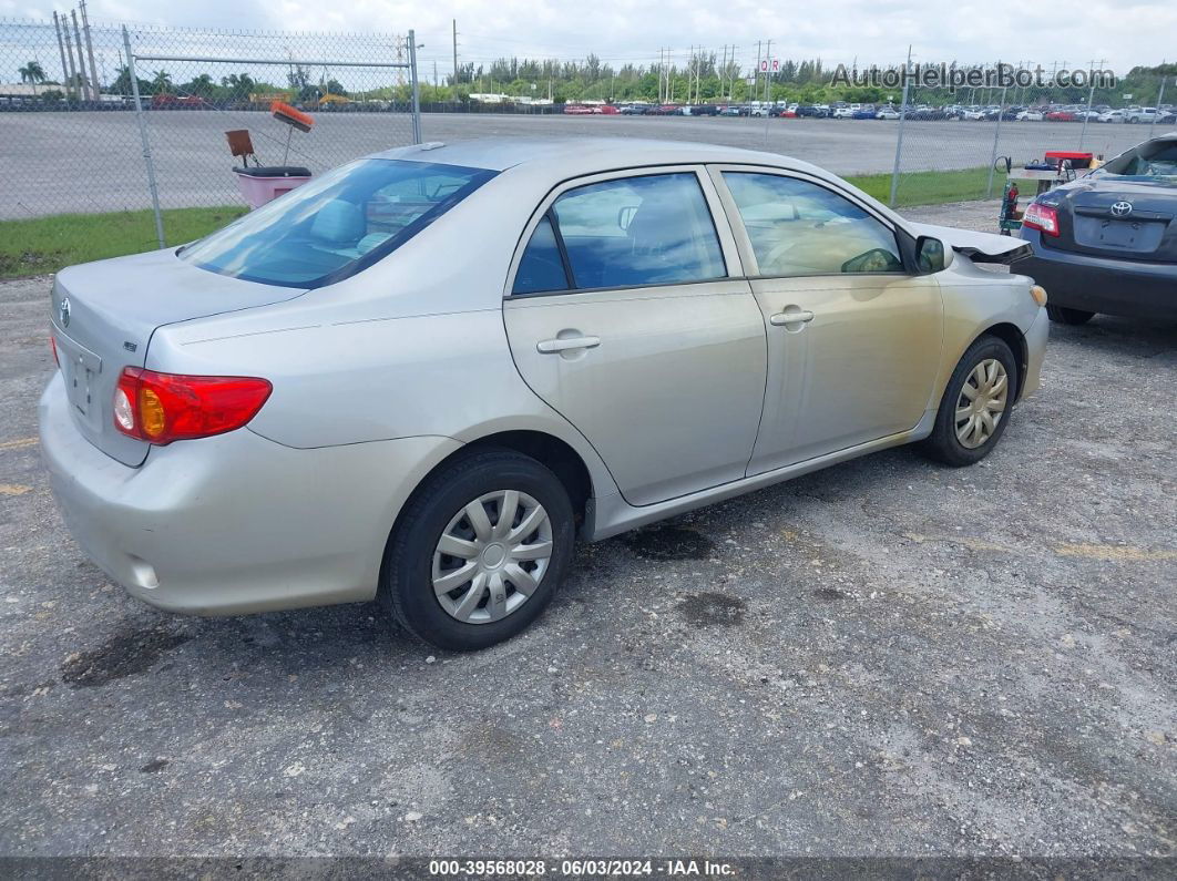 2010 Toyota Corolla Le Silver vin: 1NXBU4EE8AZ189172