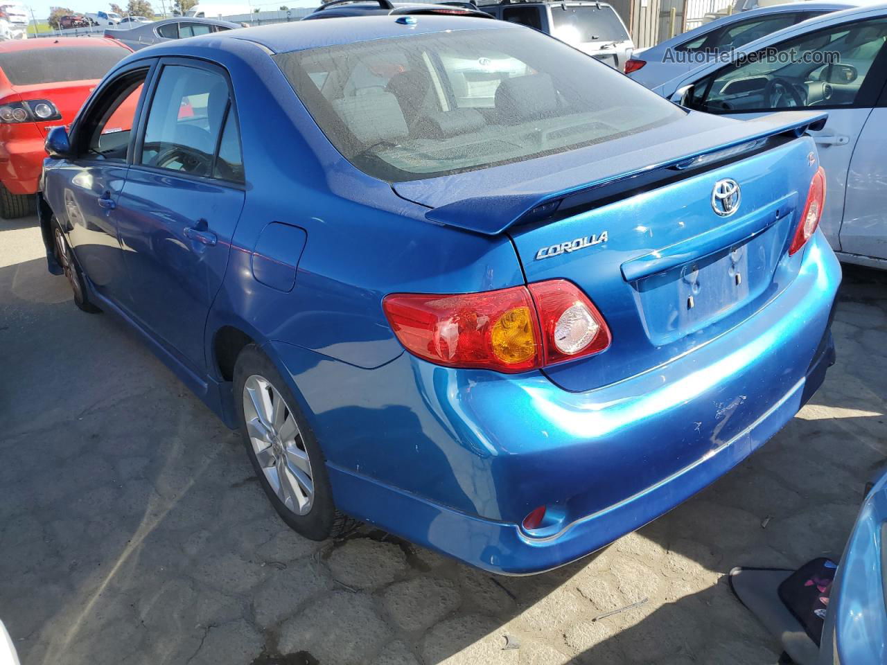 2010 Toyota Corolla Base Синий vin: 1NXBU4EE8AZ196476