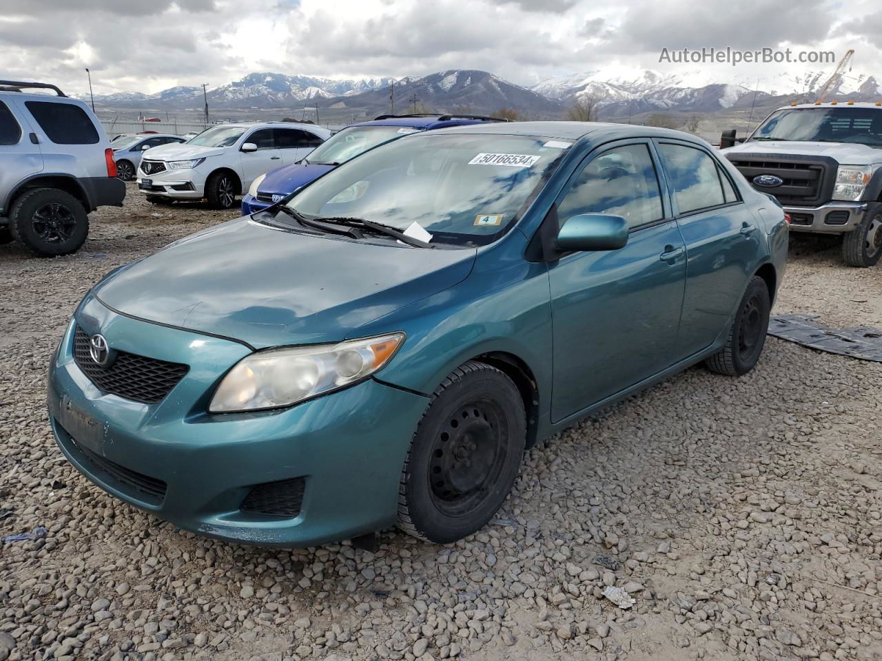 2010 Toyota Corolla Base Teal vin: 1NXBU4EE8AZ200347