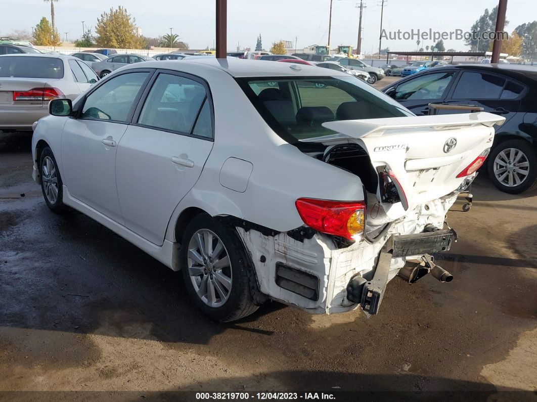 2010 Toyota Corolla S White vin: 1NXBU4EE8AZ222848