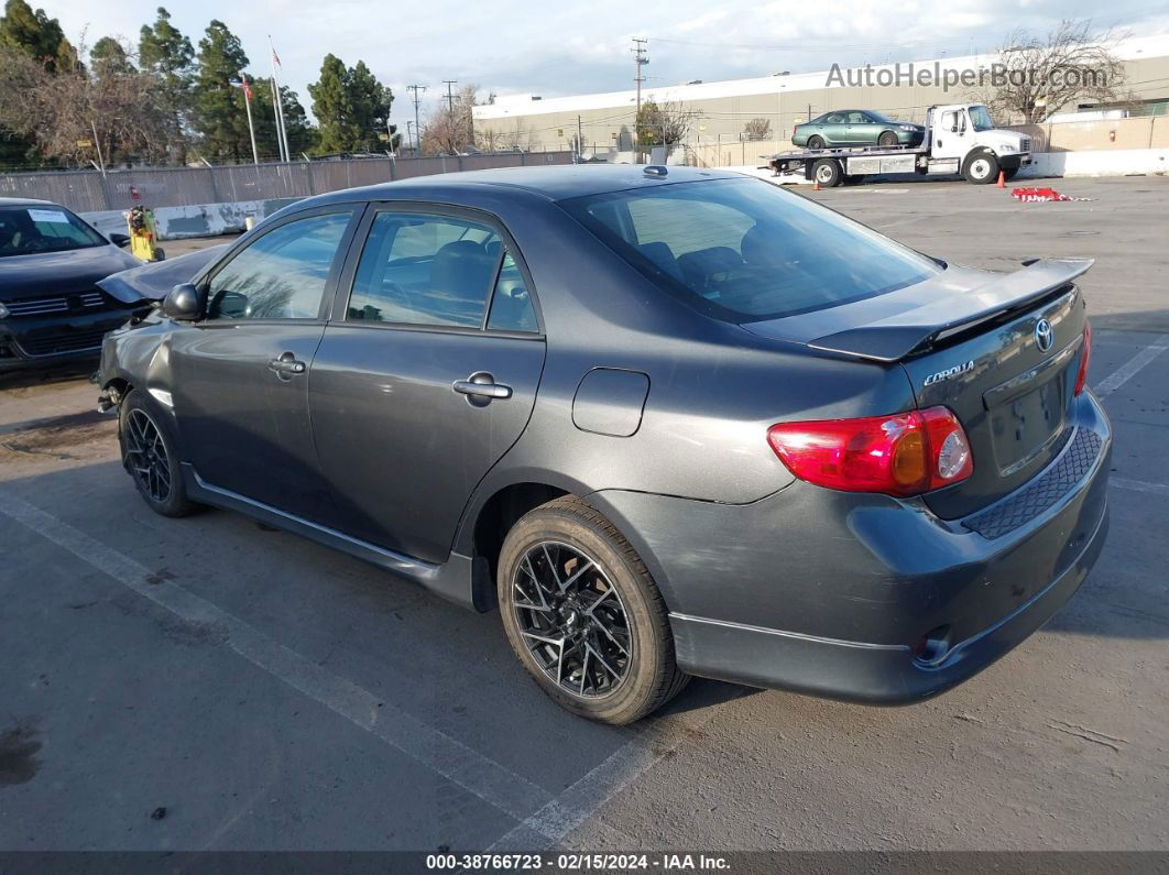 2010 Toyota Corolla S Black vin: 1NXBU4EE8AZ251198