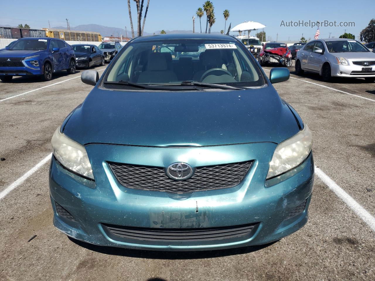 2010 Toyota Corolla Base Teal vin: 1NXBU4EE8AZ256109