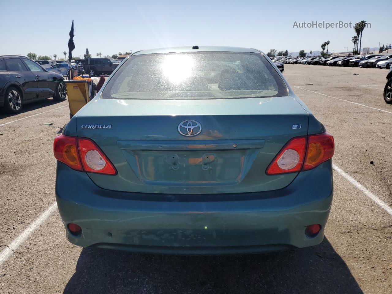 2010 Toyota Corolla Base Teal vin: 1NXBU4EE8AZ256109