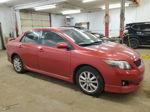 2010 Toyota Corolla Base Red vin: 1NXBU4EE8AZ266381