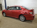 2010 Toyota Corolla Base Red vin: 1NXBU4EE8AZ266381