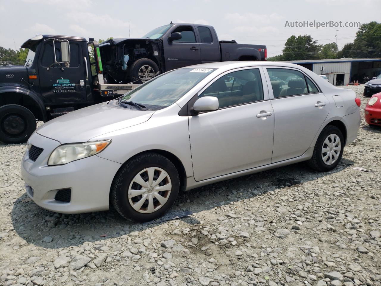 2010 Toyota Corolla Base Серебряный vin: 1NXBU4EE8AZ290969