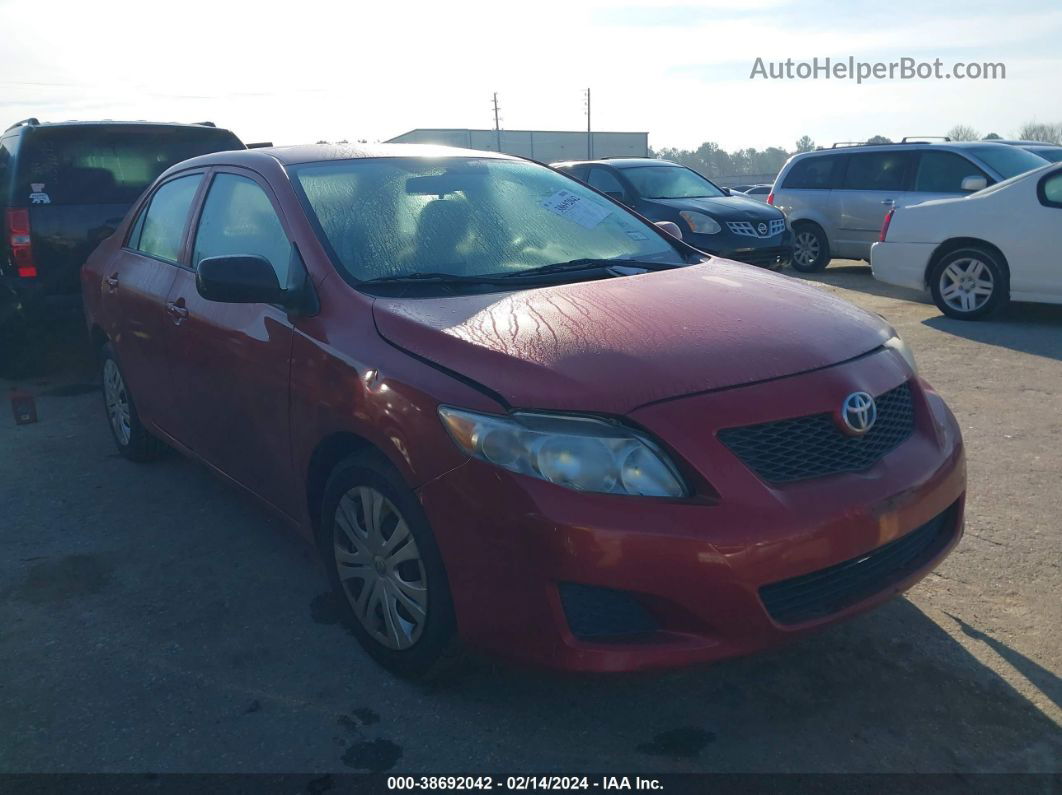 2010 Toyota Corolla Le Red vin: 1NXBU4EE8AZ297226