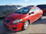 2010 Toyota Corolla Le Red vin: 1NXBU4EE8AZ297226