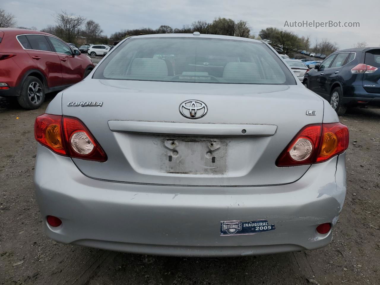 2010 Toyota Corolla Base Silver vin: 1NXBU4EE8AZ325364