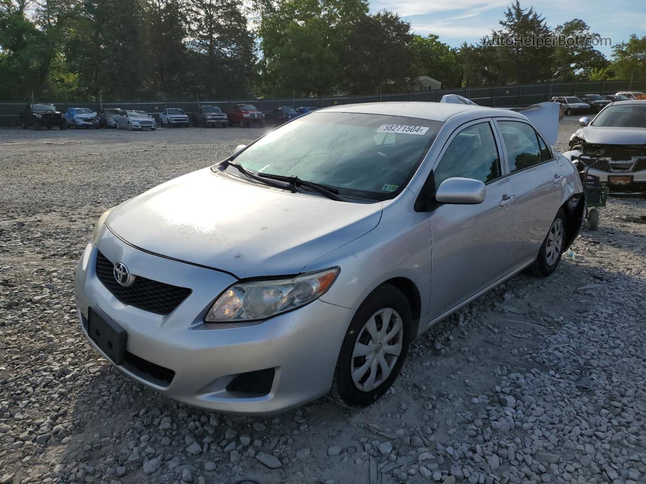 2010 Toyota Corolla Base Серебряный vin: 1NXBU4EE8AZ330970