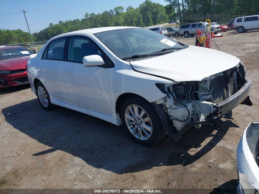 2010 Toyota Corolla S White vin: 1NXBU4EE8AZ350166