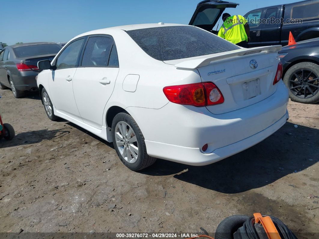 2010 Toyota Corolla S White vin: 1NXBU4EE8AZ350166