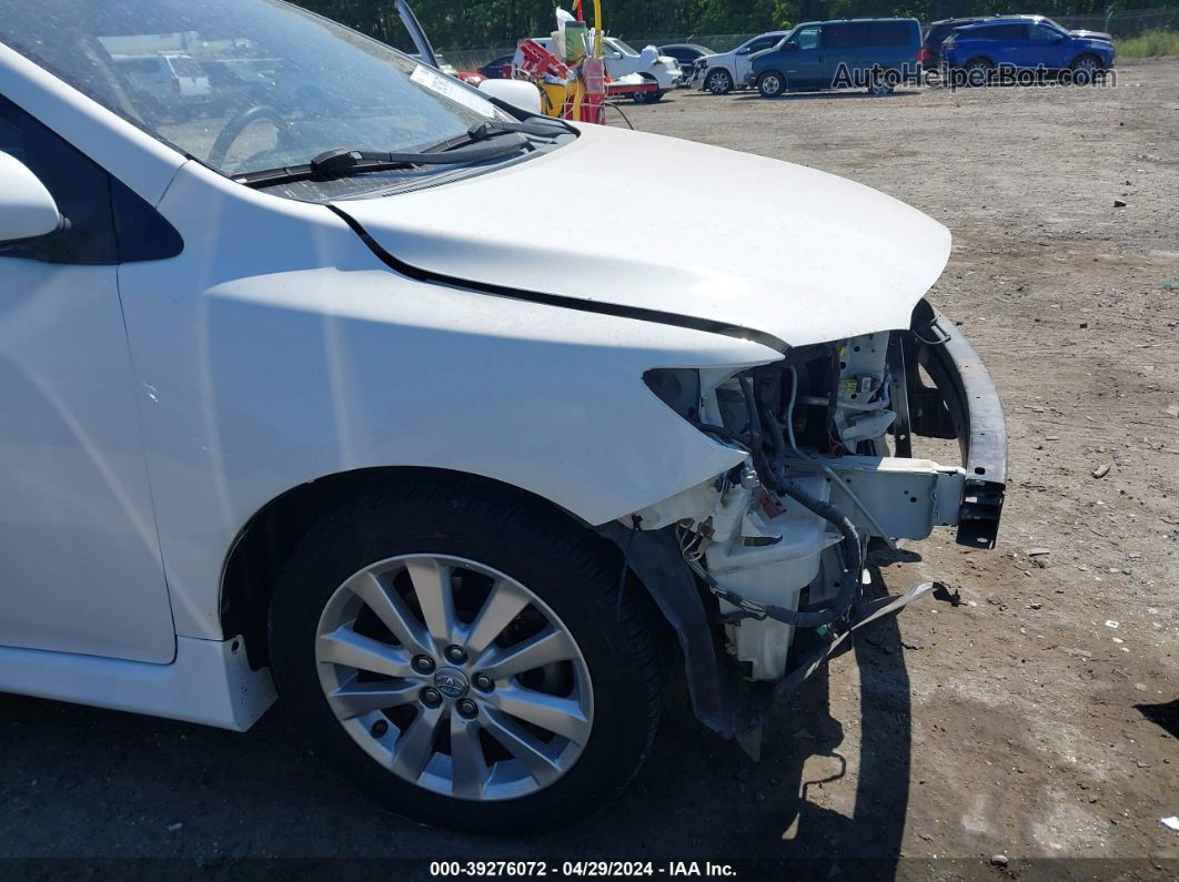 2010 Toyota Corolla S White vin: 1NXBU4EE8AZ350166