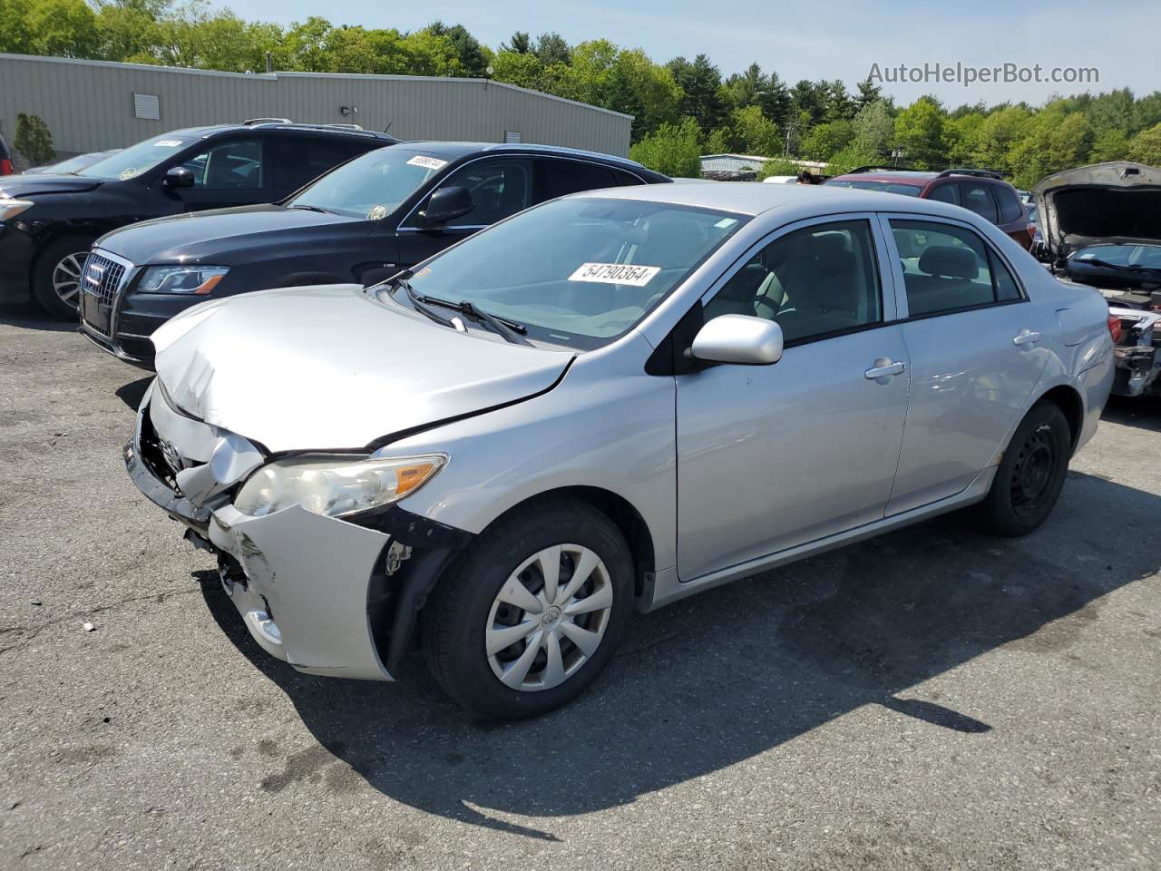 2010 Toyota Corolla Base Серебряный vin: 1NXBU4EE8AZ364570