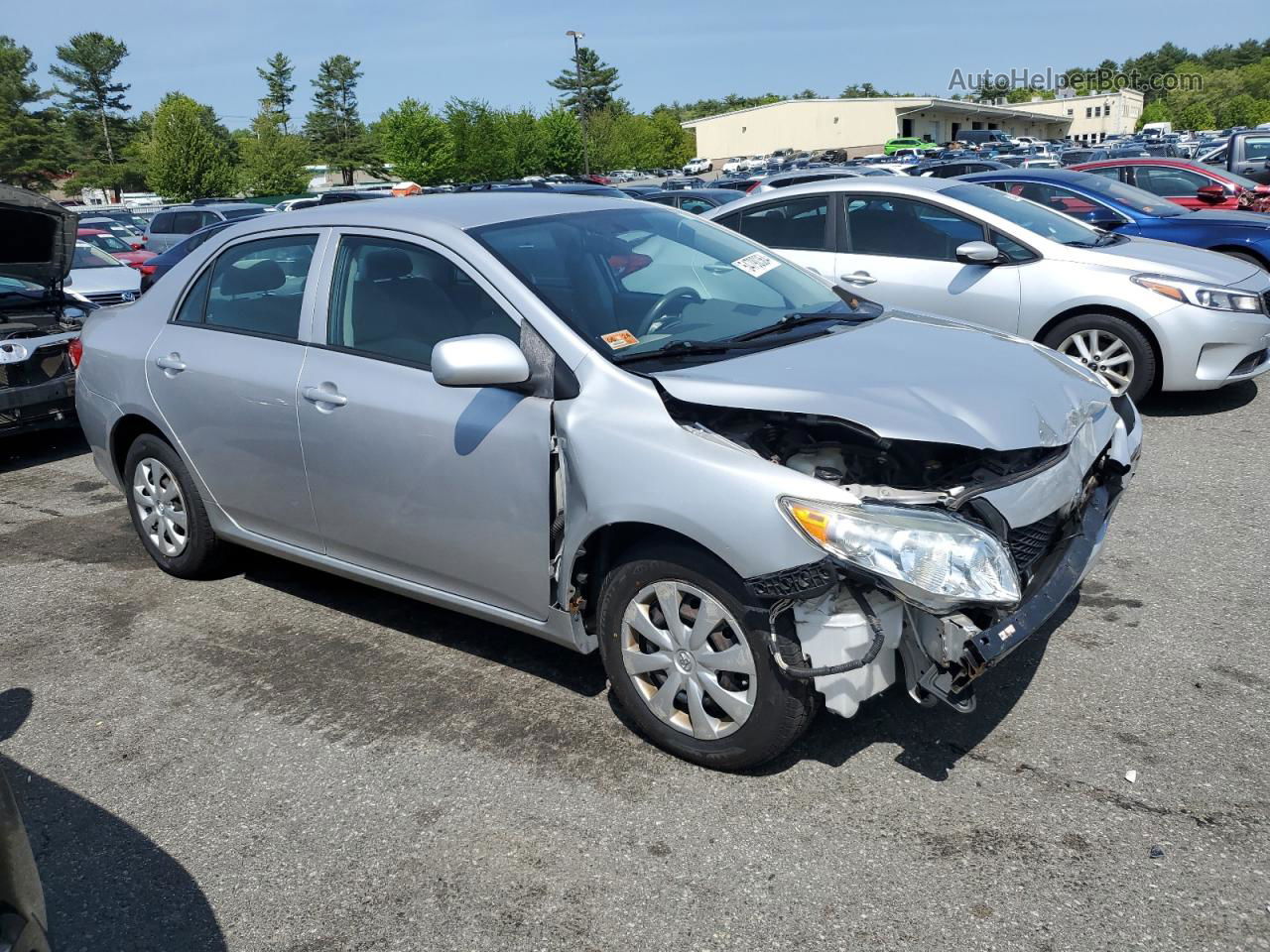 2010 Toyota Corolla Base Silver vin: 1NXBU4EE8AZ364570