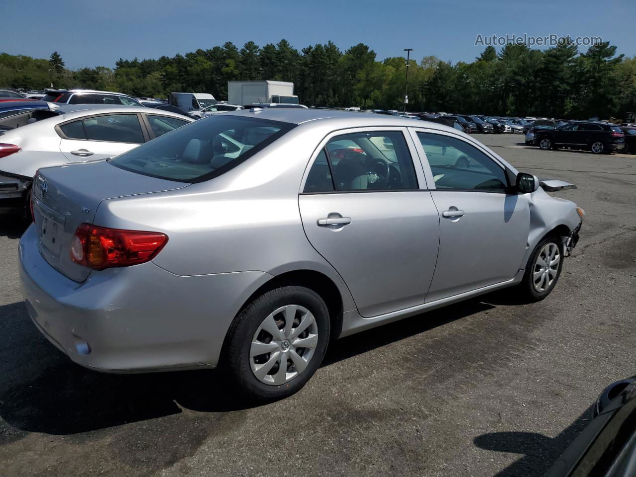 2010 Toyota Corolla Base Silver vin: 1NXBU4EE8AZ364570