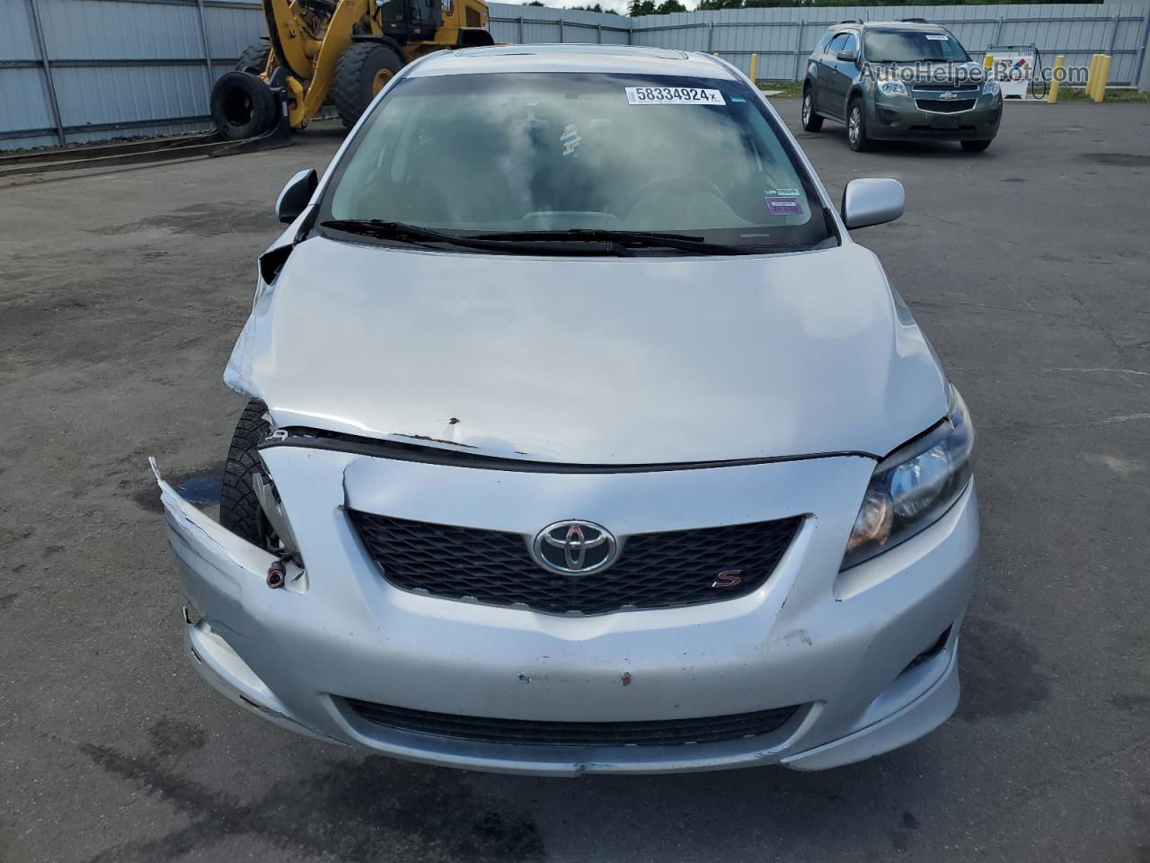 2010 Toyota Corolla Base Silver vin: 1NXBU4EE8AZ375505