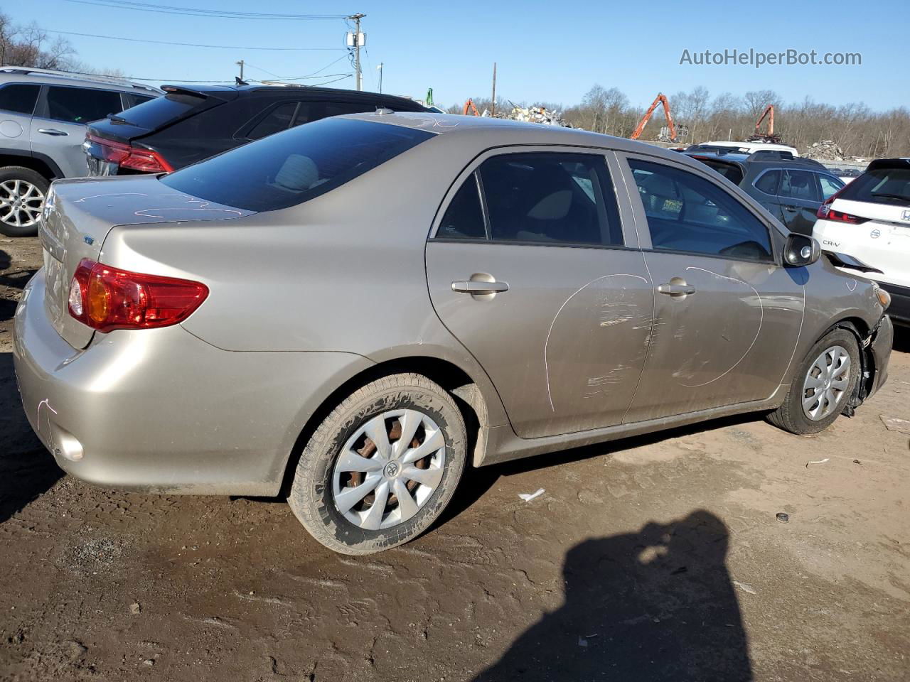 2010 Toyota Corolla Base Gold vin: 1NXBU4EE9AZ173224