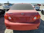 2010 Toyota Corolla Base Red vin: 1NXBU4EE9AZ187060