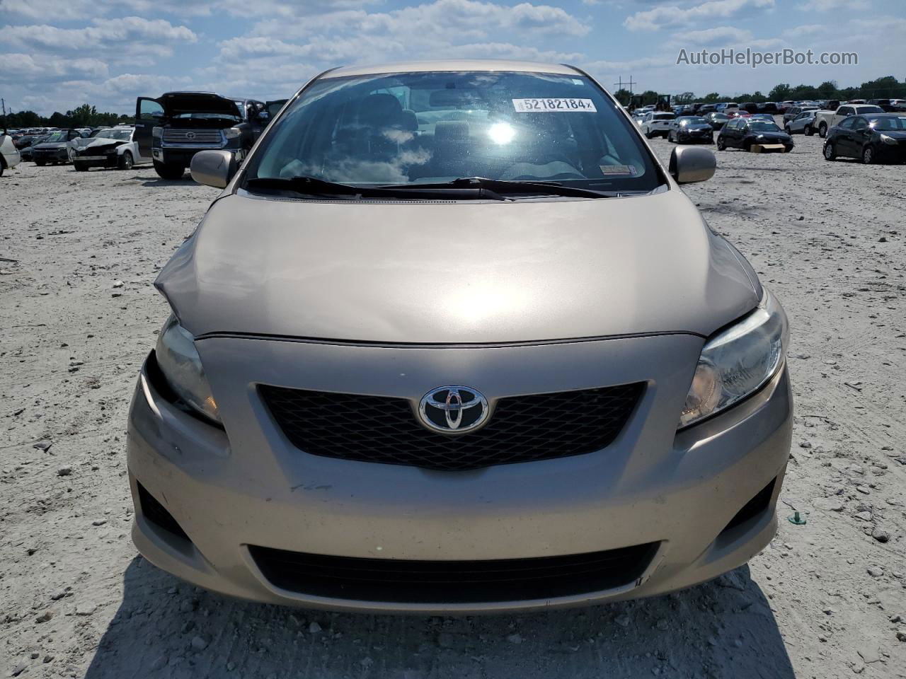 2010 Toyota Corolla Base Tan vin: 1NXBU4EE9AZ205556