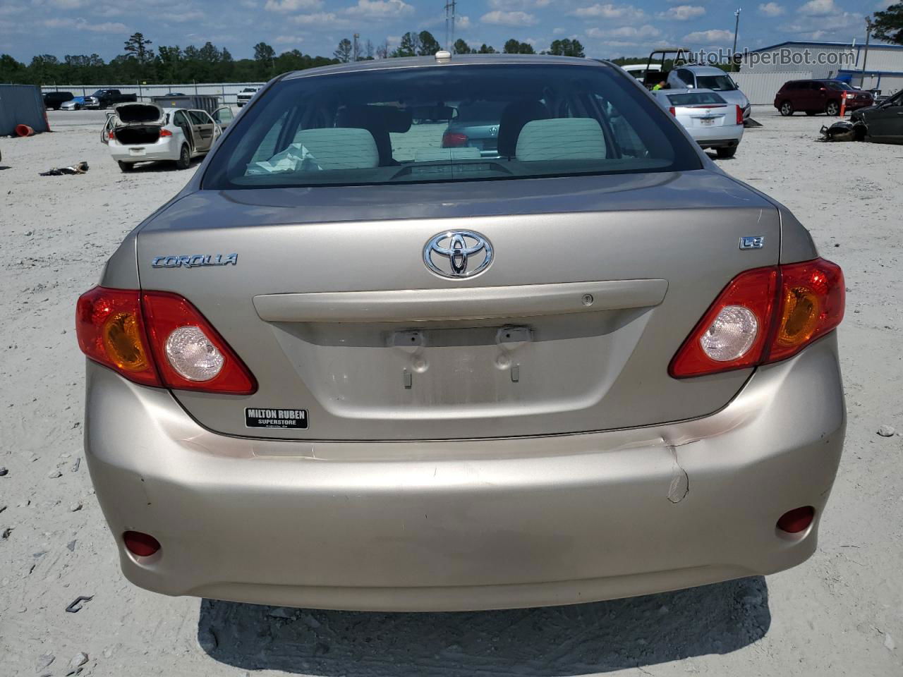 2010 Toyota Corolla Base Tan vin: 1NXBU4EE9AZ205556