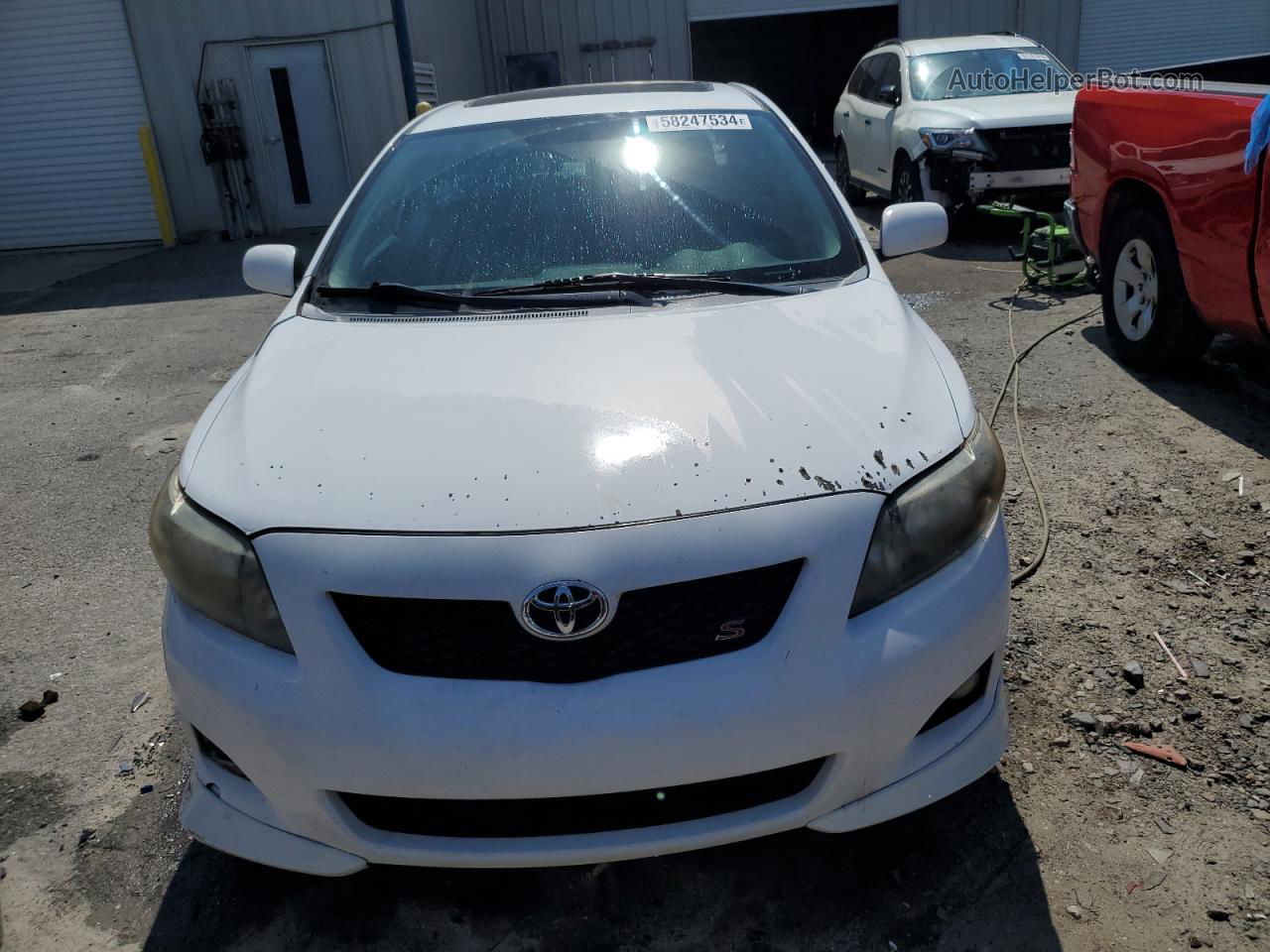 2010 Toyota Corolla Base White vin: 1NXBU4EE9AZ207257