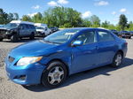 2010 Toyota Corolla Base Blue vin: 1NXBU4EE9AZ230053