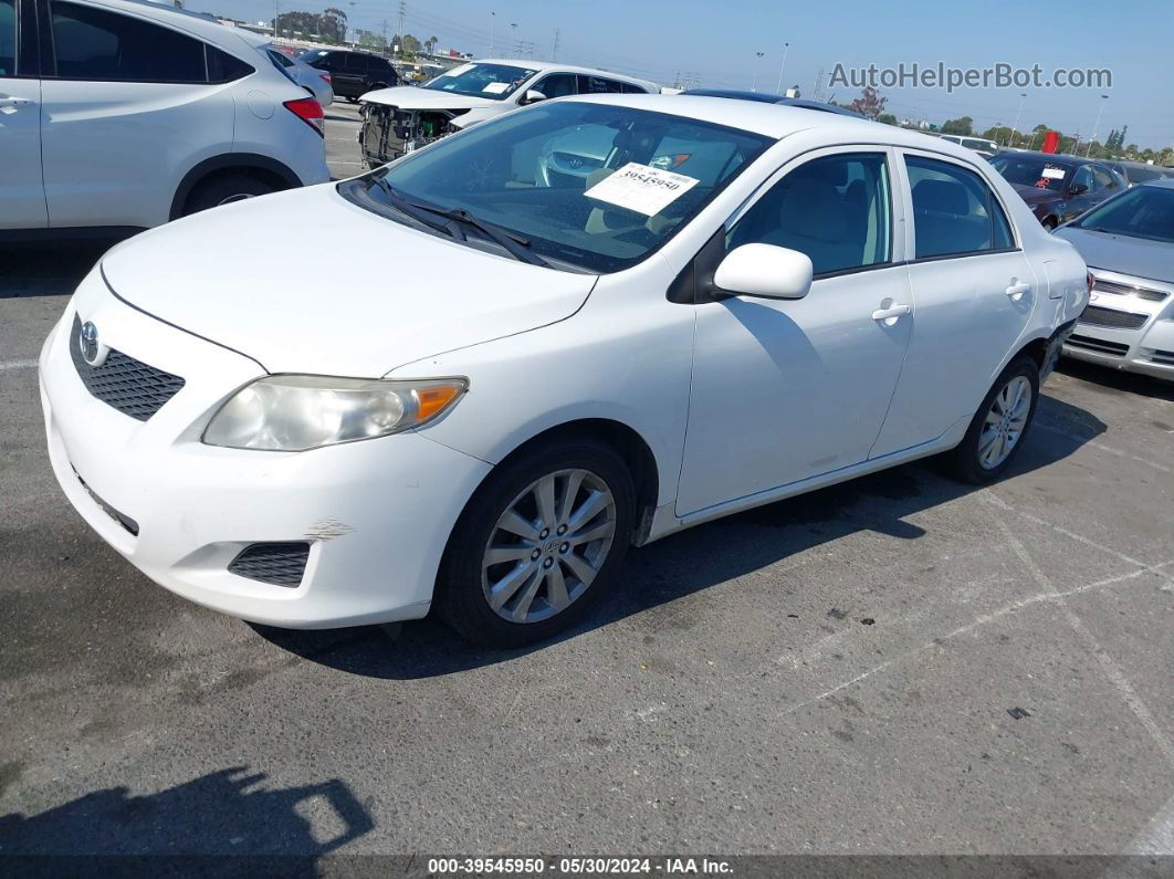 2010 Toyota Corolla Le White vin: 1NXBU4EE9AZ234328