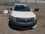 2010 Toyota Corolla Base White vin: 1NXBU4EE9AZ247841