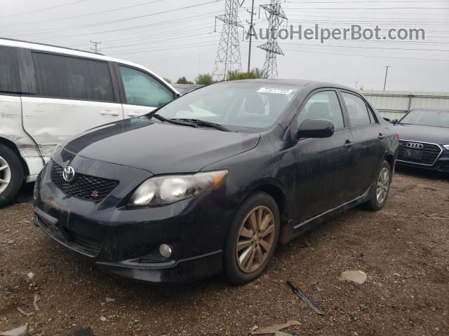 2010 Toyota Corolla Base Black vin: 1NXBU4EE9AZ266423