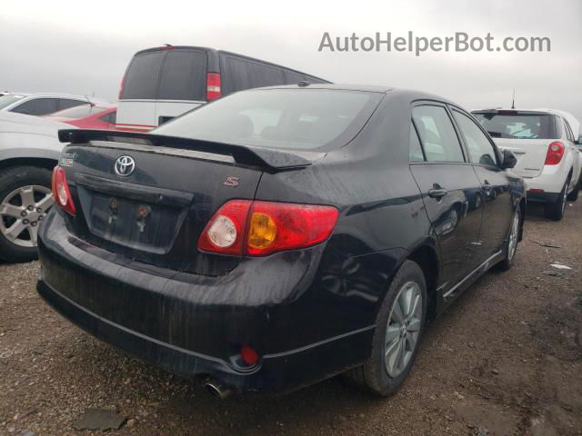 2010 Toyota Corolla Base Black vin: 1NXBU4EE9AZ266423