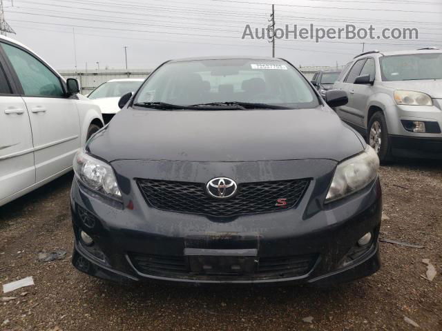 2010 Toyota Corolla Base Black vin: 1NXBU4EE9AZ266423