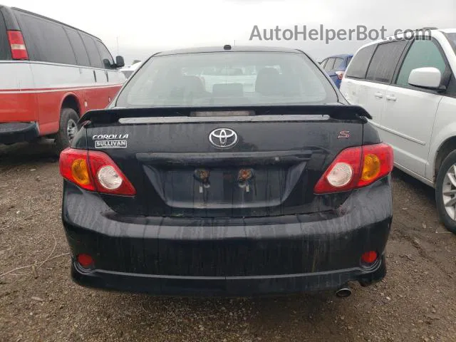 2010 Toyota Corolla Base Black vin: 1NXBU4EE9AZ266423