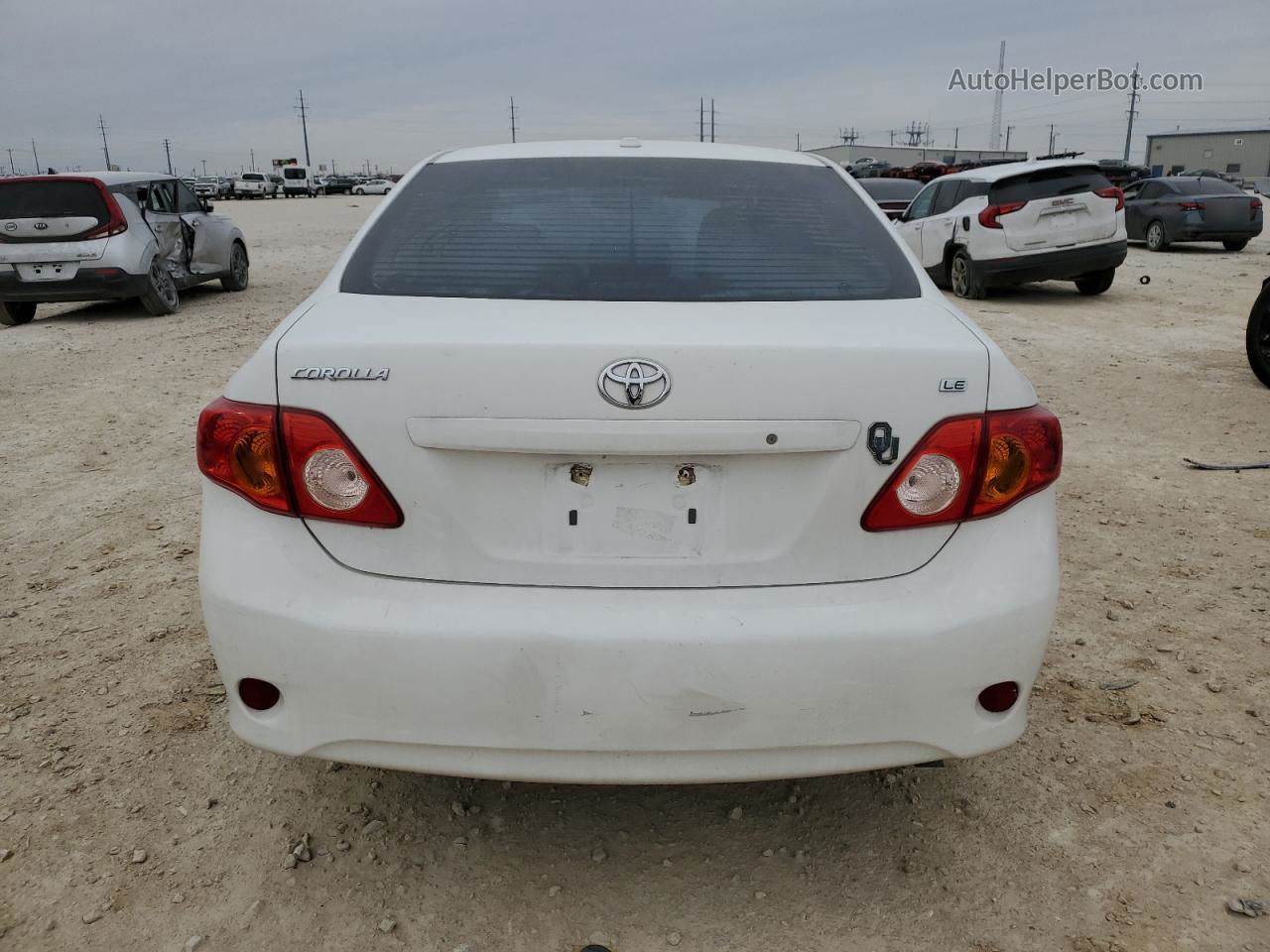 2010 Toyota Corolla Base White vin: 1NXBU4EE9AZ279530