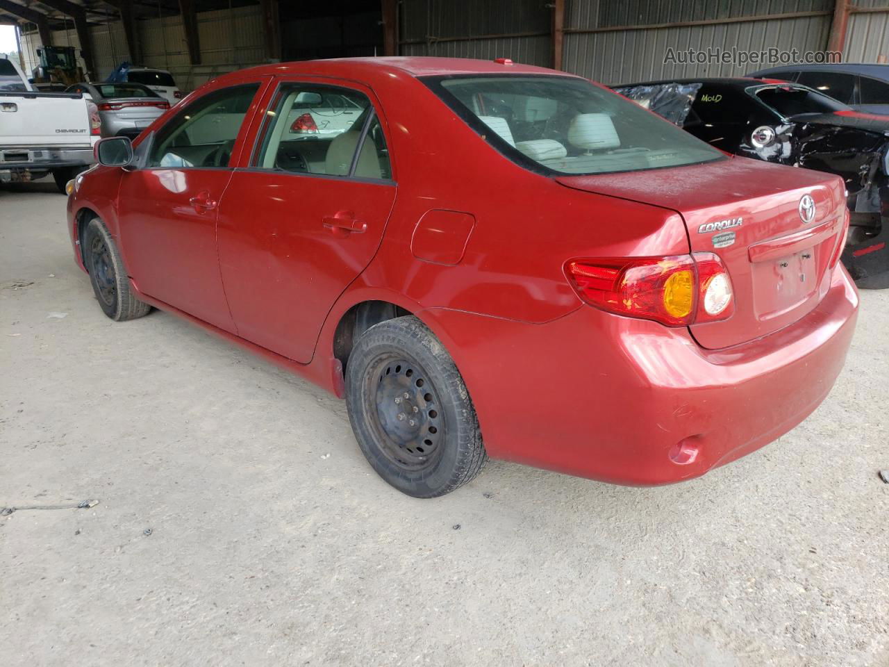 2010 Toyota Corolla Base Red vin: 1NXBU4EE9AZ285280