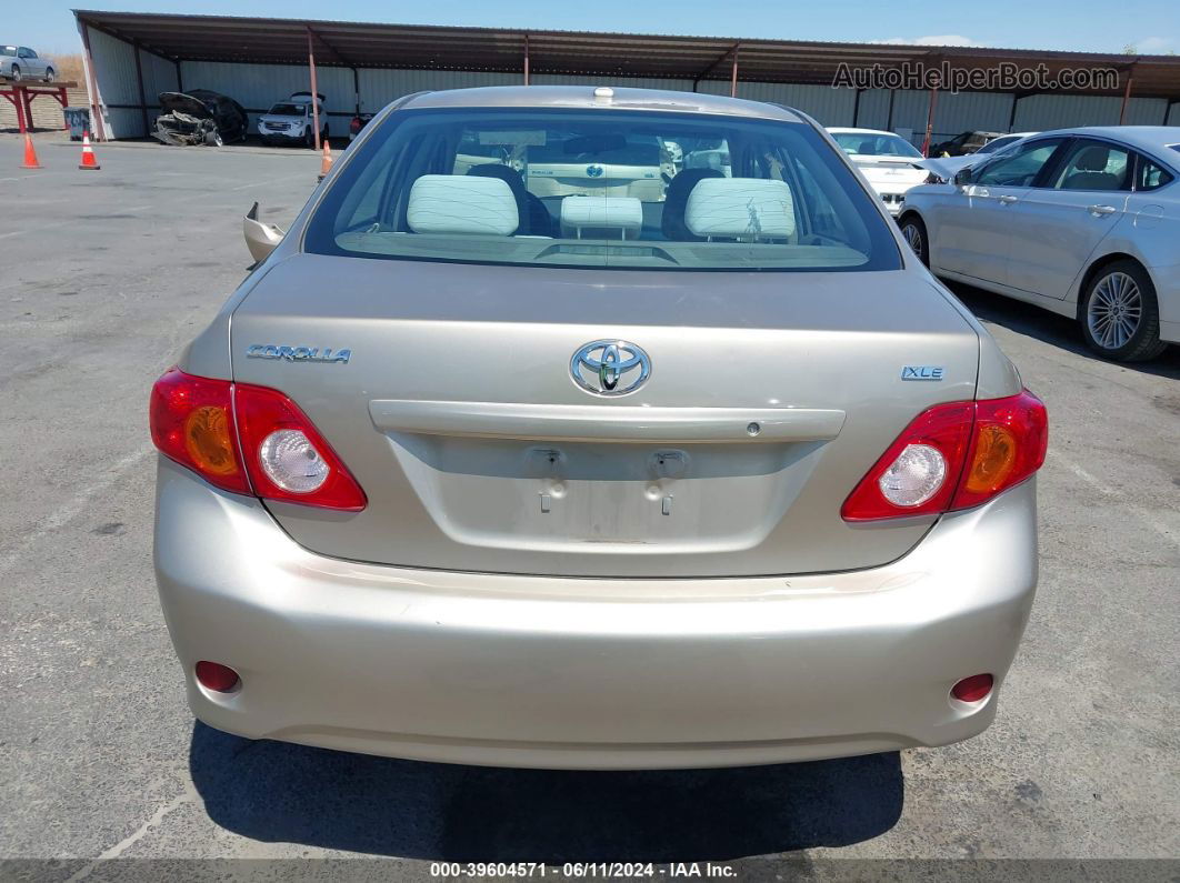 2010 Toyota Corolla Xle Gold vin: 1NXBU4EE9AZ298076