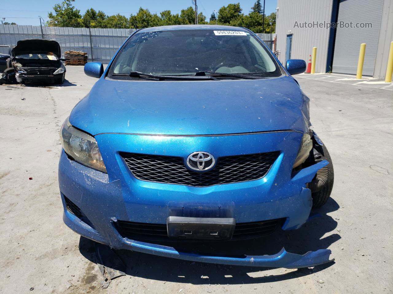 2010 Toyota Corolla Base Blue vin: 1NXBU4EEXAZ195376